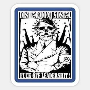 Social Disharmony Sticker